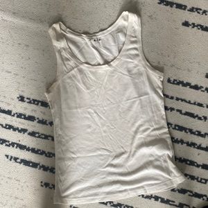 Classic white tank top